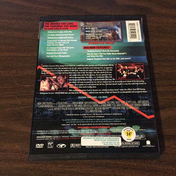 Boiler Room (DVD, 2000) - Picture 2 of 4